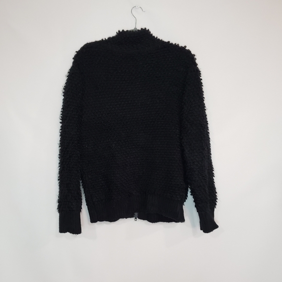 NWOT Treasure & Bond Loop Yarn Front Zip Cardigan Size Small - Picture 9 of 9